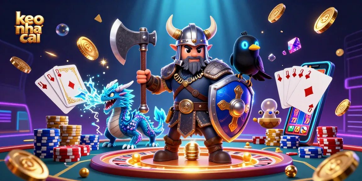 Experience thrilling bets with keo nha cai in a vibrant casino scene, showcasing dynamic characters and game elements.