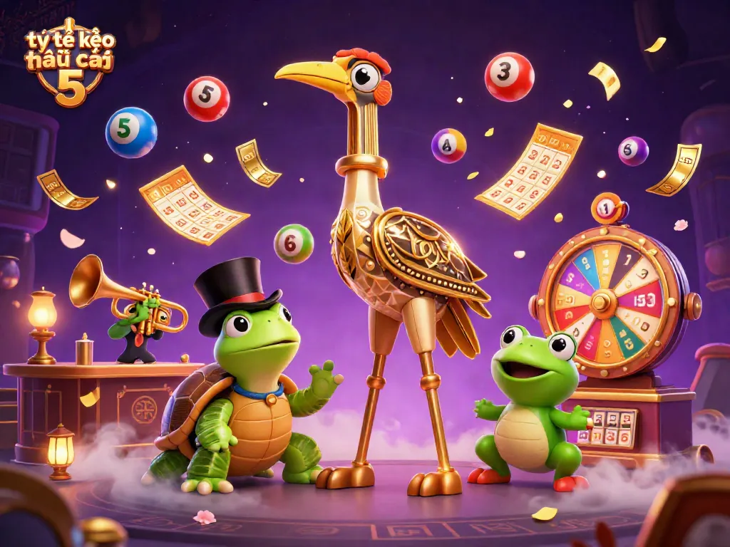 Experience the thrill of tỷ lệ kèo nhà cái 5 with exciting lottery elements and lively characters.