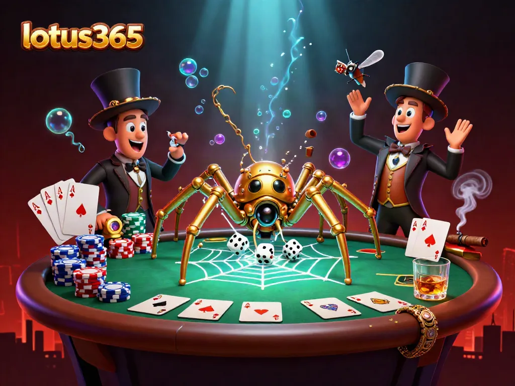 Engage in thrilling betting action with lotus365's vibrant casino elements and dynamic characters.
