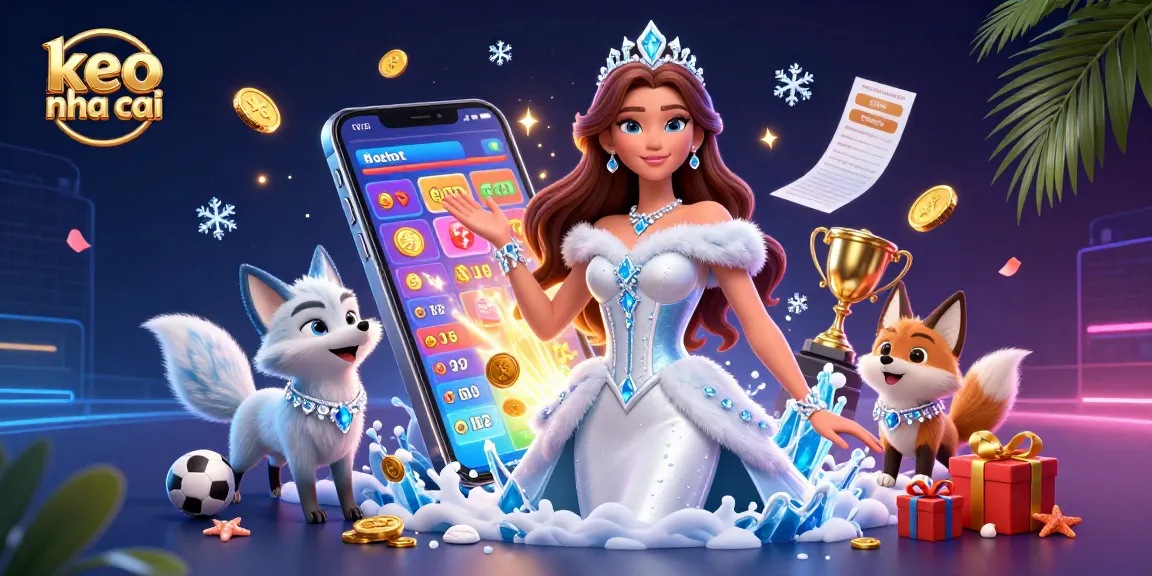 Engage in winning strategies with keo nha cai featuring dynamic sports betting elements and a captivating ice queen.