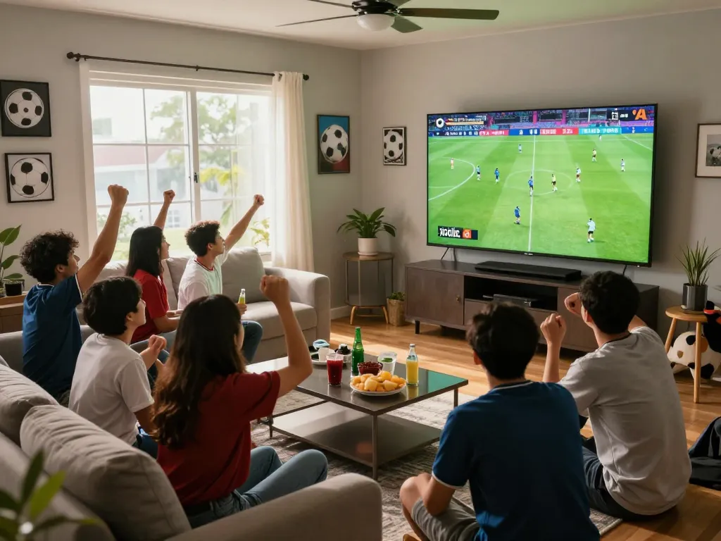 Xoilac provides an exciting viewing experience for football fans gathered together to watch live matches.