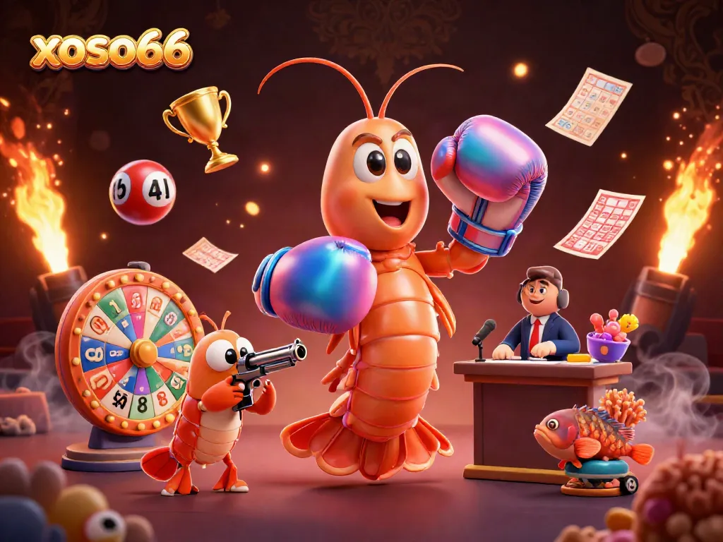 Experience thrilling gameplay with xoso66's vibrant lottery elements, showcasing excitement and opportunity.