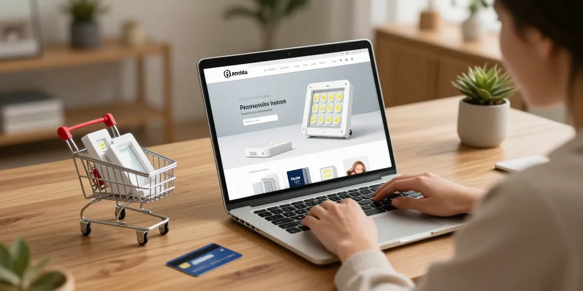 Banda led products displayed in an online shopping context, showcasing the best deals for e-commerce users seeking unique lighting solutions.