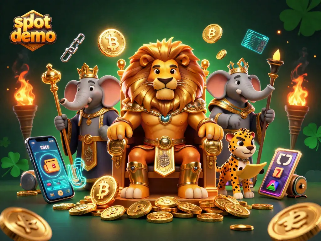 Experience the thrill of a slot demo with vibrant characters in a rich casino environment showcasing dynamic gameplay.