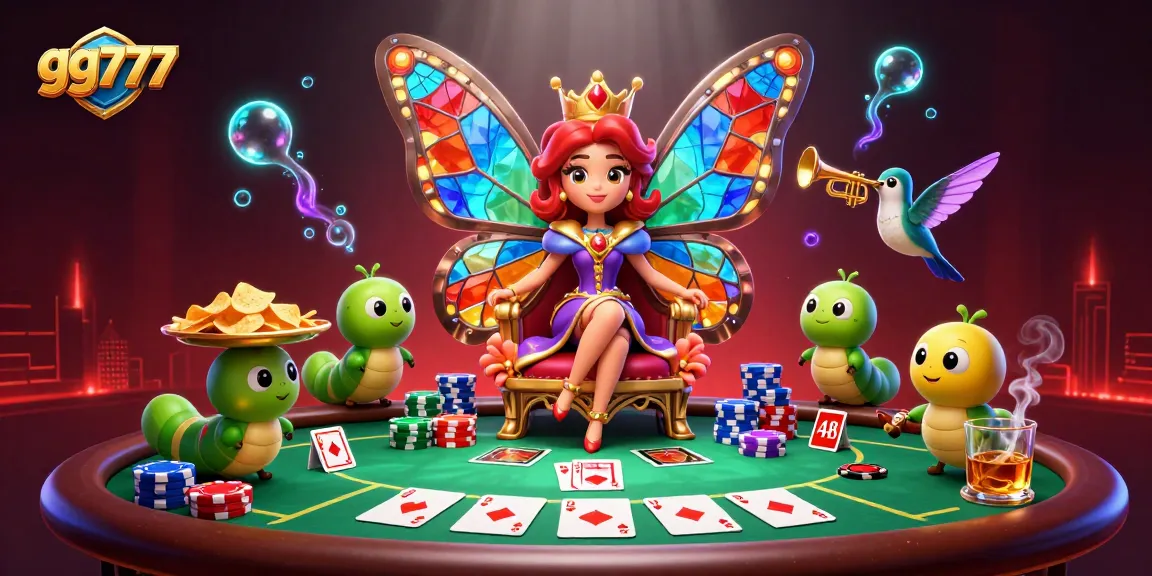 Experience thrilling wins at gg777 while surrounded by vibrant poker elements and fantasy characters.