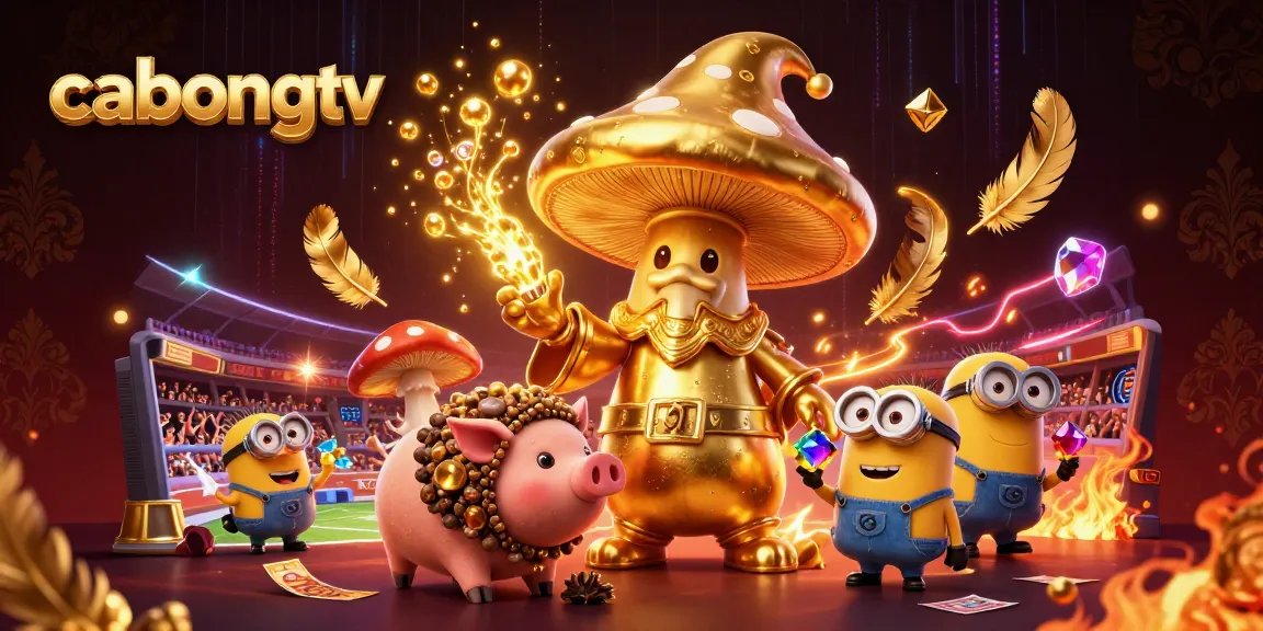 Experience thrilling sports betting with cabongtv's magical scene of wizards, treasures, and trophies.