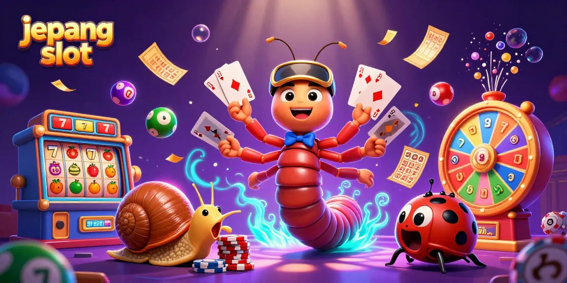 Experience thrilling jepang slot action with a colorful casino scene bursting with excitement.