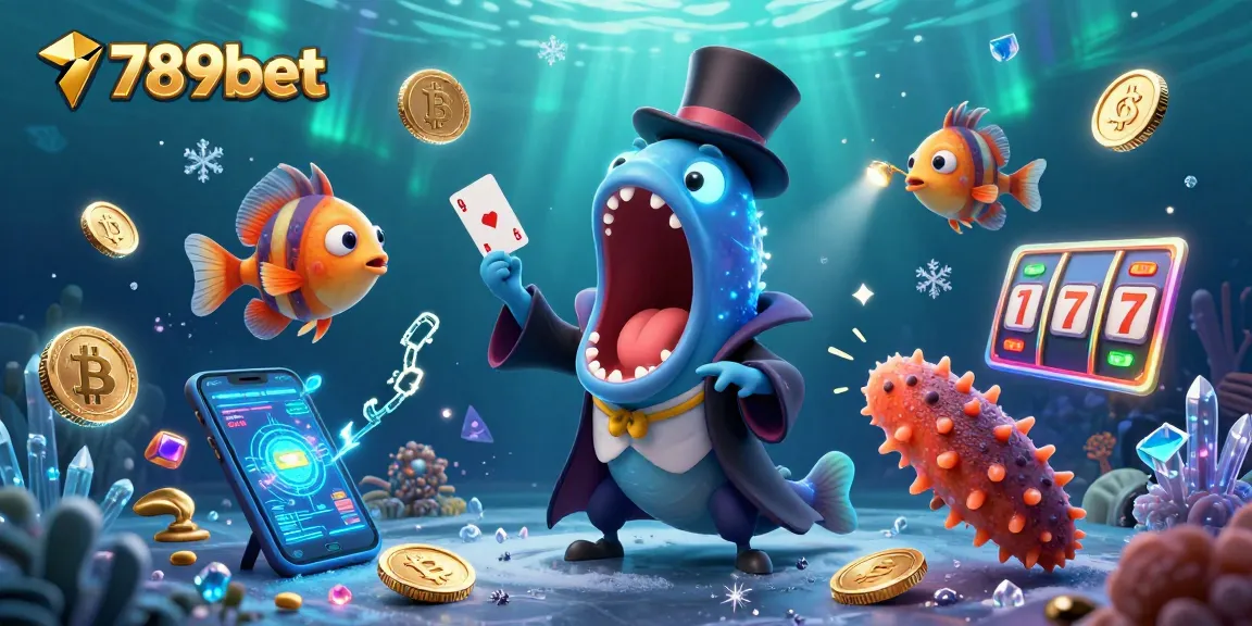 Join the 789bet action where a bioluminescent eel performs magic undersea thrilled by slot reels.