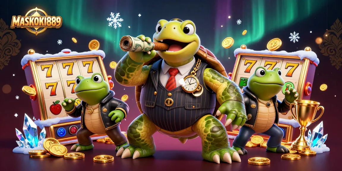 Experience winning opportunities with MASKOKI889's vibrant casino scene featuring dynamic slot elements.