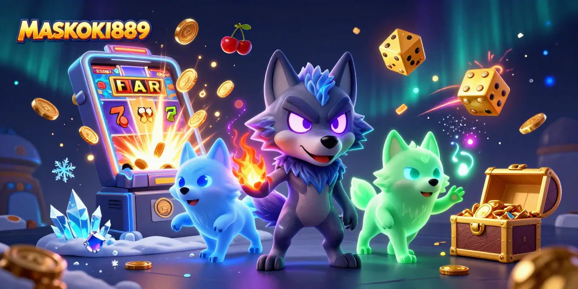 Experience thrilling action at MASKOKI889 with vibrant 3D casino scenes and winning jackpots.