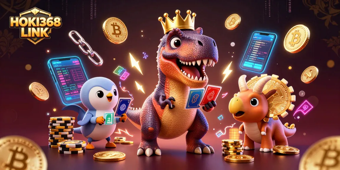 Engage with HOKI368 LINK in an exciting, vibrant 3D crypto casino scene.